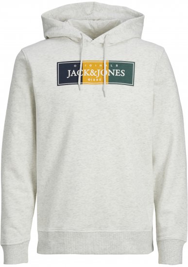 Jack & Jones Codyy Hoodie White - Džemperi un džemperi ar kapuci - Džemperi - 2XL-14XL