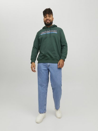 Jack & Jones Codyy Hoodie Green - Džemperi un džemperi ar kapuci - Džemperi - 2XL-14XL