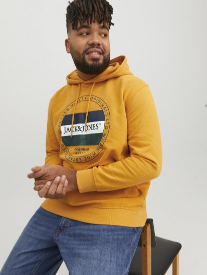 Jack & Jones Codyy Hoodie Yellow - Džemperi un džemperi ar kapuci - Džemperi - 2XL-14XL