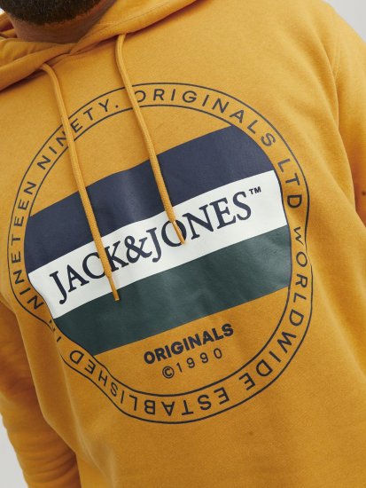 Jack & Jones Codyy Hoodie Yellow - Džemperi un džemperi ar kapuci - Džemperi - 2XL-14XL