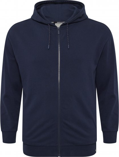 North Latitude Denim Hooded Full-Zip Sweatshirt Navy TALL - TALL džemperi - 