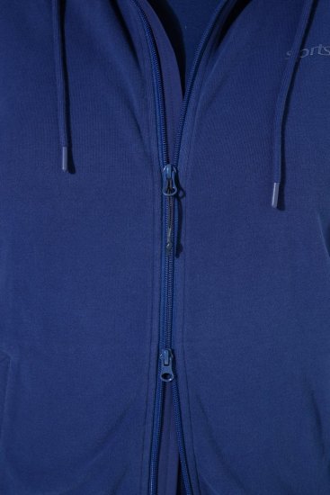 Ulla Popken Athletic Department Hoodie Navy - Džemperi un džemperi ar kapuci - Mīksti džemperi un jakas
