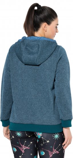 Ulla Popken Fleece-Lined Hoodie Dark Petrol - Džemperi un džemperi ar kapuci - 