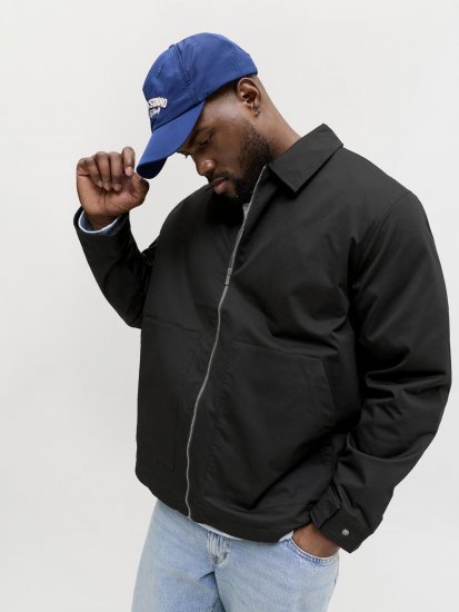 Jack & Jones Winson Worker Jacket Black - Jakas & Lietus apģērbs - Jakas - 2XL-12XL