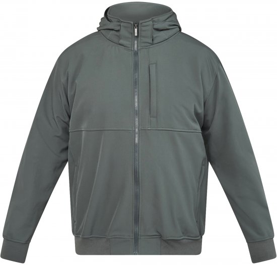 North Latitude 61301 Softshell Jaka ar Noņemamu Kapuci Tumši Zaļa - Jakas & Lietus apģērbs - Jakas - 2XL-12XL