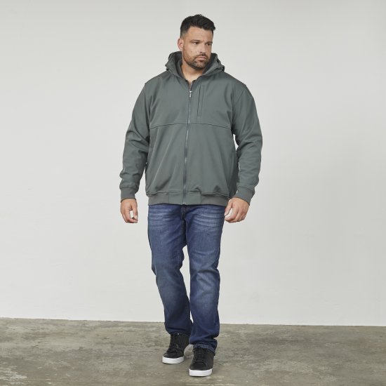 North Latitude 61301 Softshell Jaka ar Noņemamu Kapuci Tumši Zaļa - Jakas & Lietus apģērbs - Jakas - 2XL-12XL