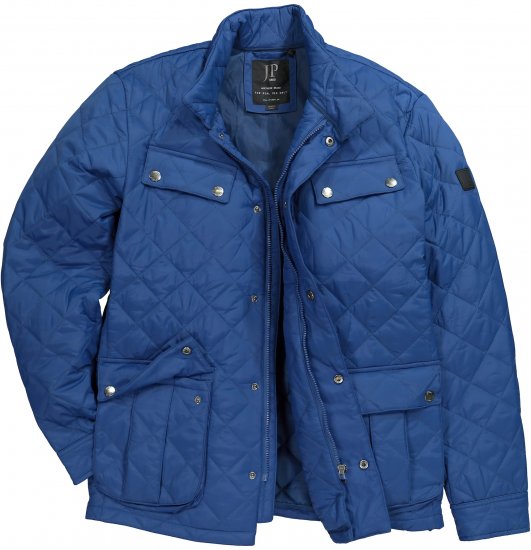 JP1880 Quilted with Multiple Pockets Jacket Dark Blue - Jakas & Lietus apģērbs - Jakas - 2XL-12XL