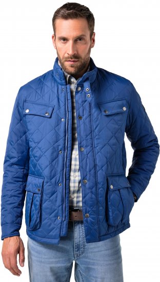 JP1880 Quilted with Multiple Pockets Jacket Dark Blue - Jakas & Lietus apģērbs - Jakas - 2XL-12XL