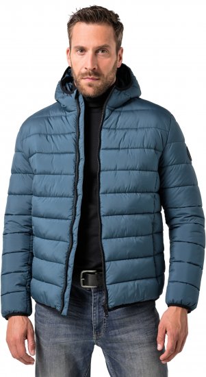 JP1880 Quilted Hooded Jacket Deep Blue - Jakas & Lietus apģērbs - Jakas - 2XL-12XL