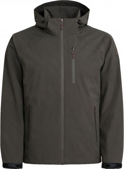 Dobsom Minnesota Vēja Un Ūdensnecaurlaidīga Jaka Tumši Brūna - Sporta apģērbs & outdoor - Liela izmēra sporta apģērbi vīriešiem