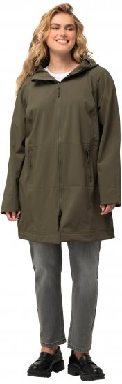 Ulla Popken Triple Function Softshell Jacket Loden Green - Jakas - 