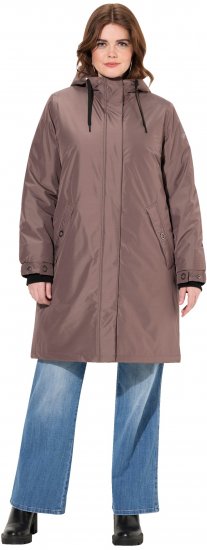 Ulla Popken HYPRAR Triple Function Weatherproof Jacket Taupe - Jakas - 