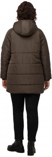 Ulla Popken HYPRAR Water Repellent Fully Lined Jacket Mocha - Jakas - 