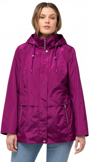 Ulla Popken HYPRAR Water-Repellent Windbreaker Berry - Jakas - 