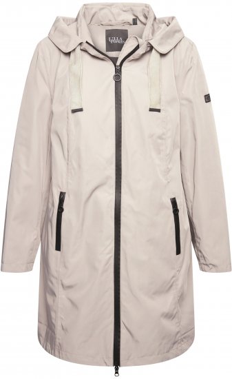 Ulla Popken HYPRAR Waterproof Jacket Medium Grey - Jakas - 