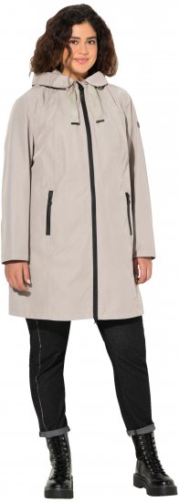 Ulla Popken HYPRAR Waterproof Jacket Medium Grey - Jakas - 