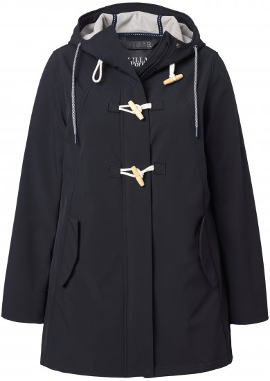 Ulla Popken HYPRAR Water-Repellent Softshell Jacket Black - Jakas - 