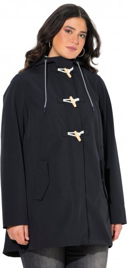 Ulla Popken HYPRAR Water-Repellent Softshell Jacket Black - Jakas - 