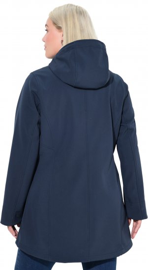 Ulla Popken HYPRAR Water-Repellent Softshell Jacket Navy - Jakas - 