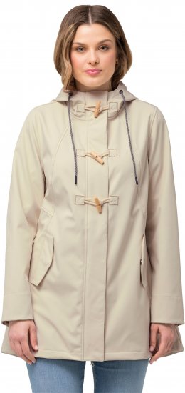 Ulla Popken HYPRAR Water-Repellent Softshell Jacket Vanilla - Jakas - 