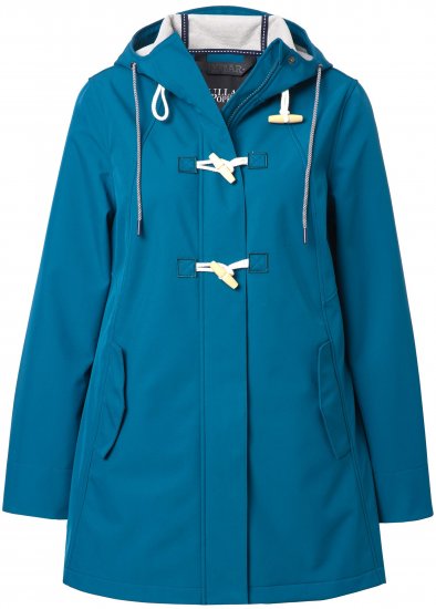 Ulla Popken HYPRAR Water-Repellent Softshell Jacket Teal - Jakas - 