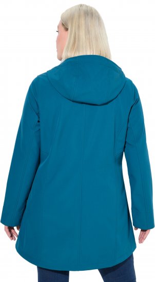 Ulla Popken HYPRAR Water-Repellent Softshell Jacket Teal - Jakas - 