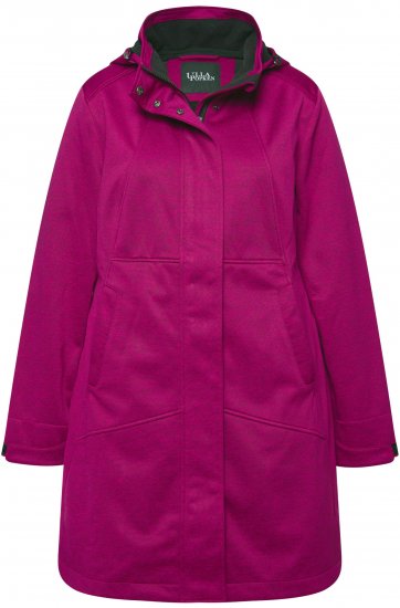 Ulla Popken HYPRAR Melange Softshell Jacket Berry - Jakas - 