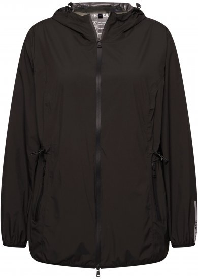 Ulla Popken Lightweight Rain Jacket Black - Jakas - 