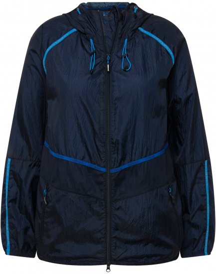 Ulla Popken Water Repellent Jacket Navy - Jakas - 