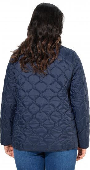 Ulla Popken HYPRAR Lightweight Quilted Water-Repellent Jacket Navy - Jakas - 