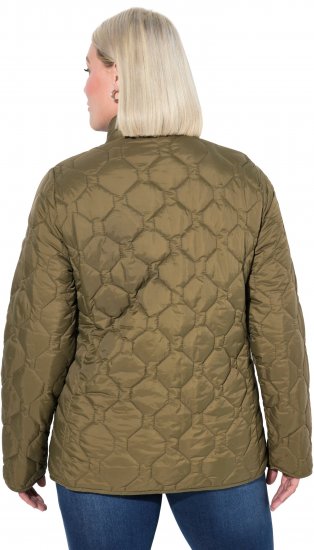 Ulla Popken HYPRAR Lightweight Quilted Water-Repellent Jacket Olive - Jakas - 