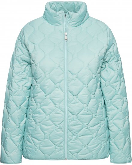 Ulla Popken HYPRAR Lightweight Quilted Water-Repellent Jacket Ice Blue - Jakas - 