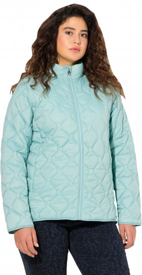 Ulla Popken HYPRAR Lightweight Quilted Water-Repellent Jacket Ice Blue - Jakas - 