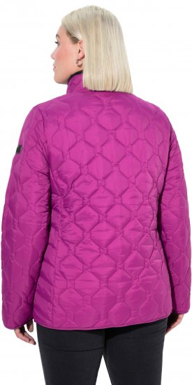 Ulla Popken HYPRAR Lightweight Quilted Water-Repellent Jacket Berry - Jakas - 