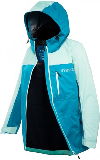 Ulla Popken HYPRAR Lightweight Triple Function Jacket Turquoise - Jakas - 