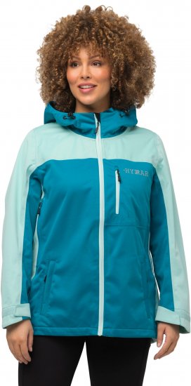 Ulla Popken HYPRAR Lightweight Triple Function Jacket Turquoise - Jakas - 