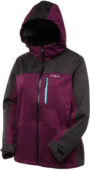 Ulla Popken HYPRAR Lightweight Triple Function Jacket Dark Berry - Jakas - 