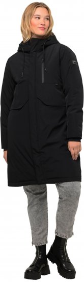 Ulla Popken HYPRAR Triple Function Recycled Fully Lined Coat Black - Jakas - 