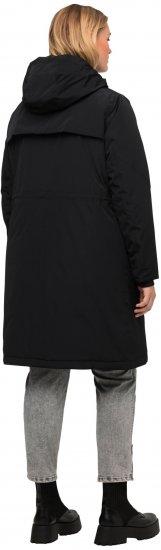 Ulla Popken HYPRAR Triple Function Recycled Fully Lined Coat Black - Jakas - 