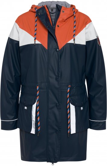 Ulla Popken HYPRAR Color Block Triple Function Ski Jacket Black - Jakas - 