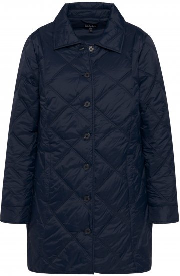 Ulla Popken Quilted Jacket Navy - Jakas - 
