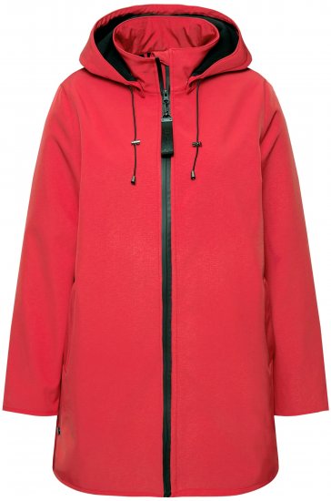 Ulla Popken HYPRAR Softshell Fleece-Lined Jacket Salsa Red - Jakas - 