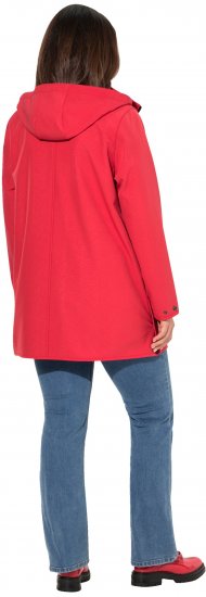 Ulla Popken HYPRAR Softshell Fleece-Lined Jacket Salsa Red - Jakas - 