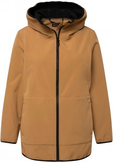 Ulla Popken 2-in-1 Quilted Fleece Lined Coat Black - Jakas - 
