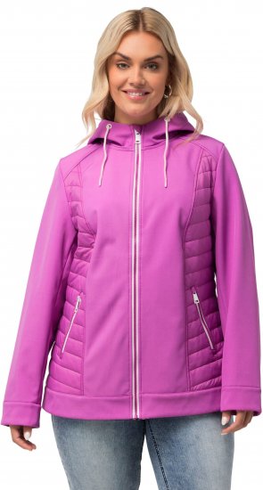 Ulla Popken Hyprar Quilt Mix Jacket Light Heather - Jakas - 