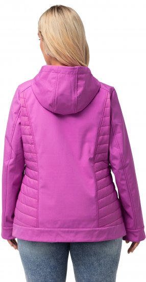 Ulla Popken Hyprar Quilt Mix Jacket Light Heather - Jakas - 