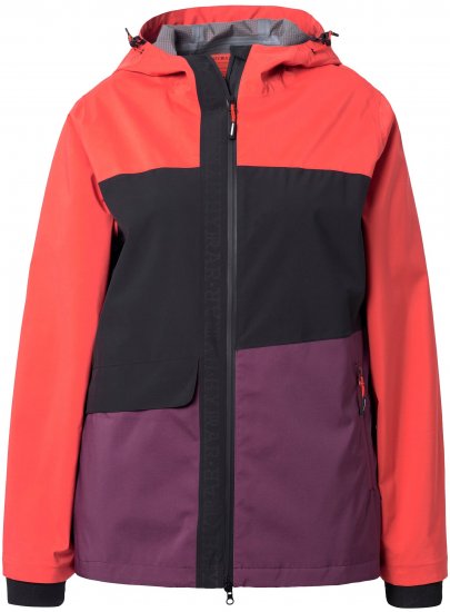 Ulla Popken HYPRAR Triple Function Jacket Dark Cherry - Jakas - 