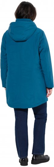Ulla Popken HYPRAR Long Softshell Jacket Ocean Blue - Jakas - 