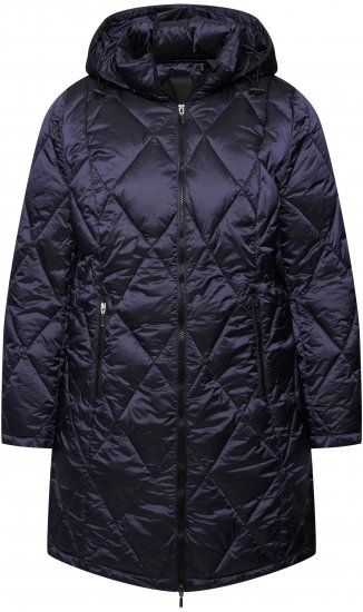 Ulla Popken HYPRAR Diamond Quilted Jacket Night Blue - Jakas - 