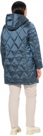 Ulla Popken HYPRAR Diamond Quilted Jacket Teal - Jakas - 